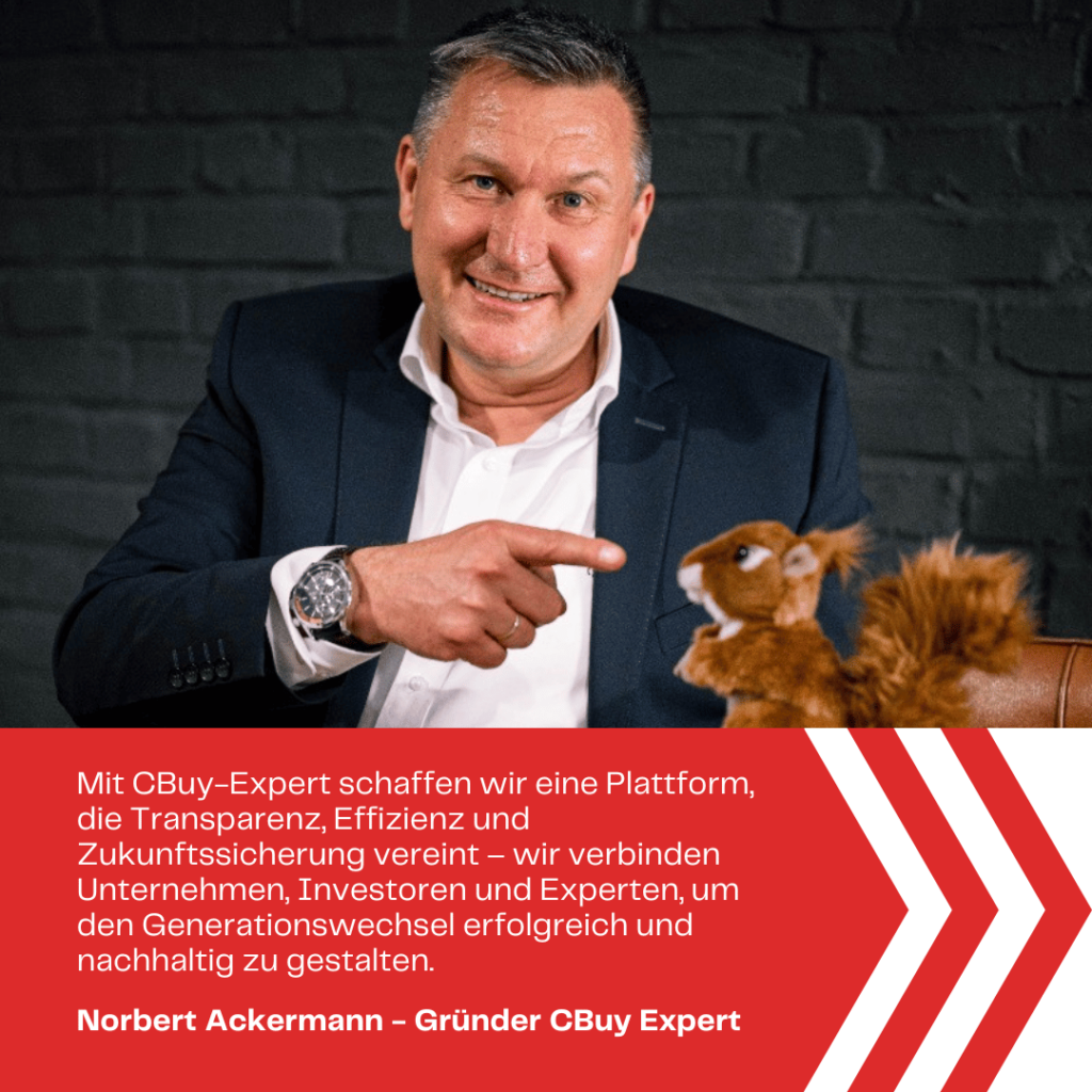 CBuy Expert - Plattform für Unternehmensverkauf und Nachfolge mit Norbert Ackermann